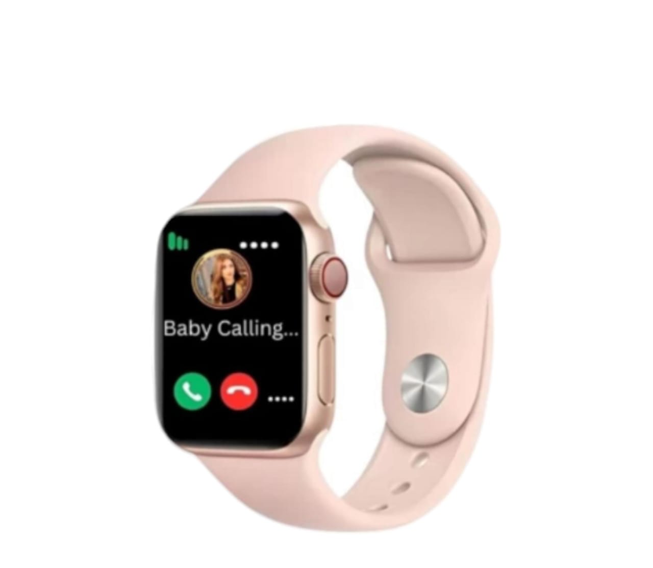 Pink Stylish Smart Watch 